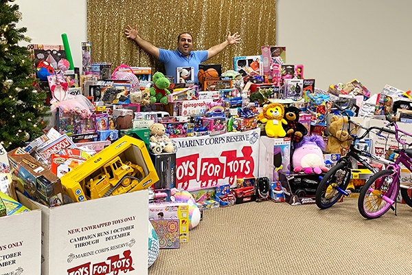 huge haul of toys for tots presents
