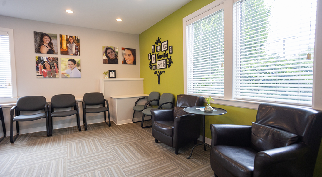 Chairs in waiting area