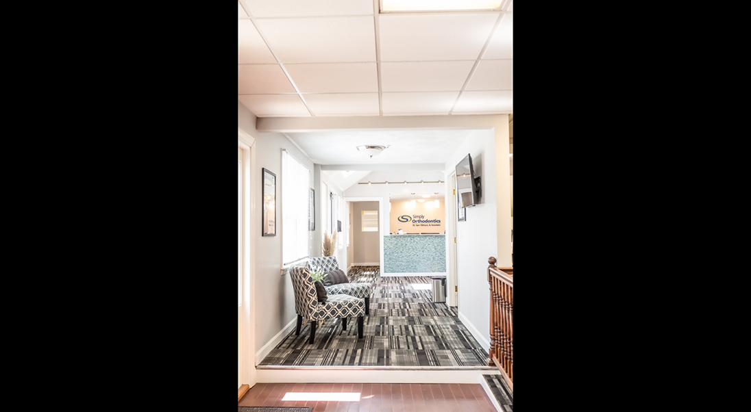 View of the waiting room from the hallway