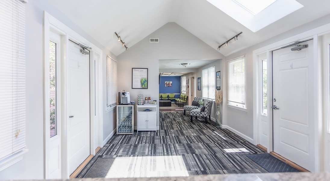 Calming waiting area