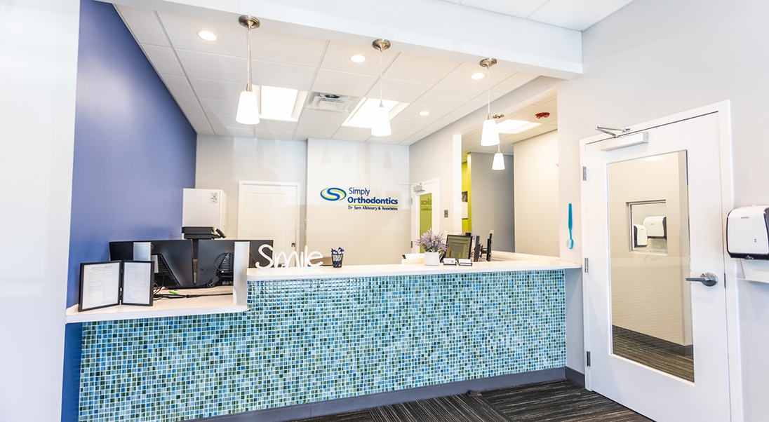 Front desk at Simply Orthodontics Milford