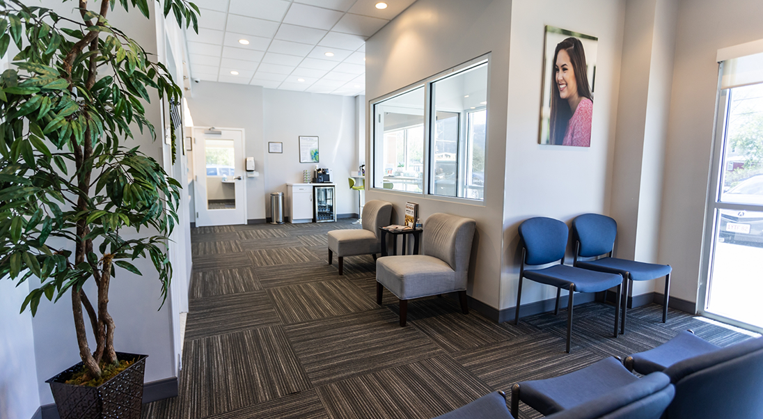 Relaxing waiting area