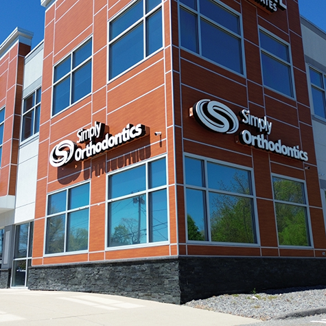 Exterior of Simply Orthodontics office in Milford